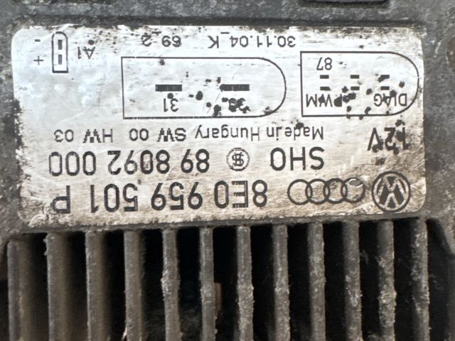 bontott AUDI A4 B7 Hűtőventilátor Elektronika