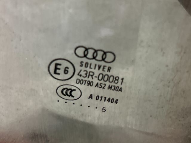 bontott AUDI A4 B7 Jobb hátsó Ablak