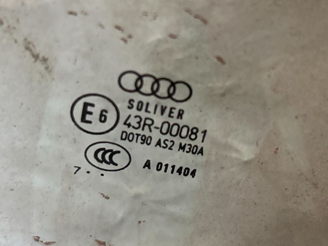 bontott AUDI A4 B7 Jobb hátsó Ablak