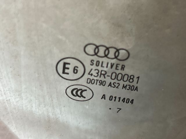 bontott AUDI A4 B7 Jobb hátsó Ablak