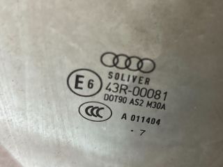 bontott AUDI A4 B7 Jobb hátsó Ablak