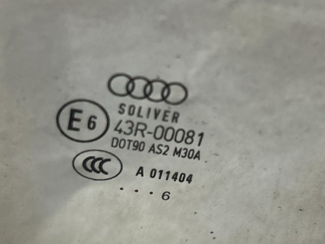 bontott AUDI A4 B7 Jobb hátsó Ablak