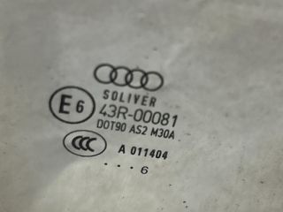 bontott AUDI A4 B7 Jobb hátsó Ablak