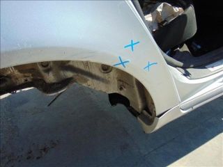 bontott AUDI A4 B7 Jobb hátsó Sárvédő