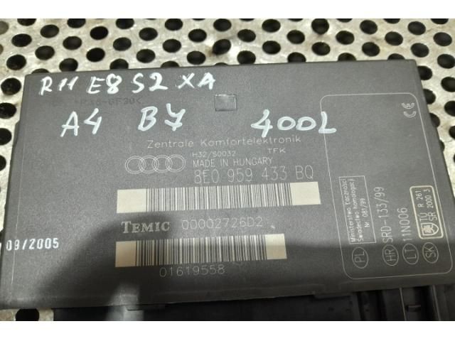 bontott AUDI A4 B7 Komfort Elektronika