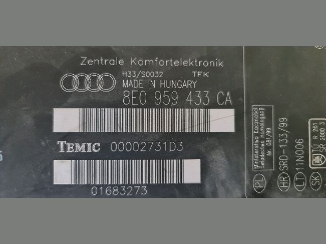 bontott AUDI A4 B7 Komfort Elektronika