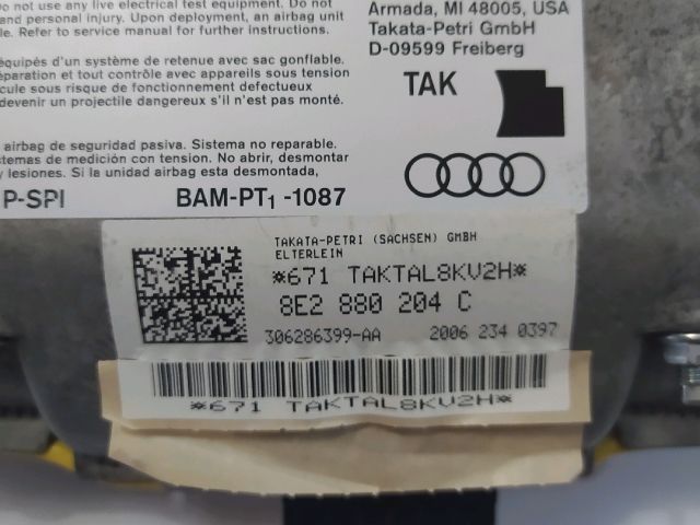 bontott AUDI A4 B7 Utasoldali Légzsák