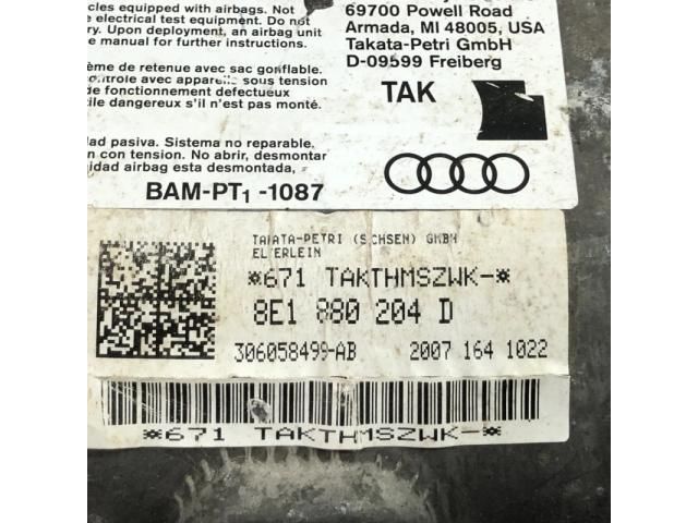 bontott AUDI A4 B7 Utasoldali Légzsák