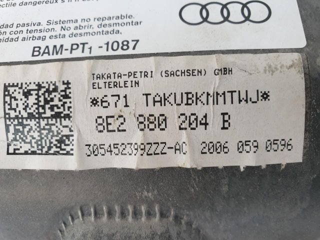 bontott AUDI A4 B7 Utasoldali Légzsák