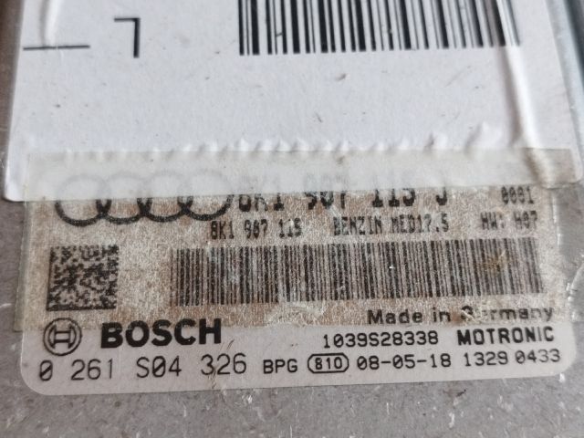 bontott AUDI A4 B8 Motorvezérlő