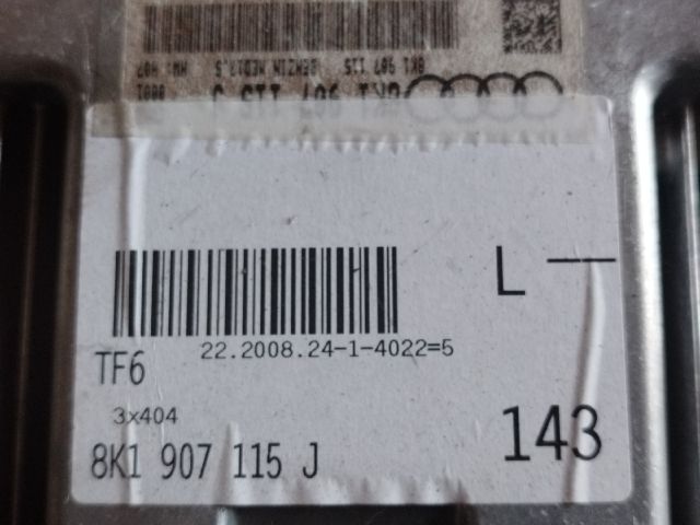 bontott AUDI A4 B8 Motorvezérlő