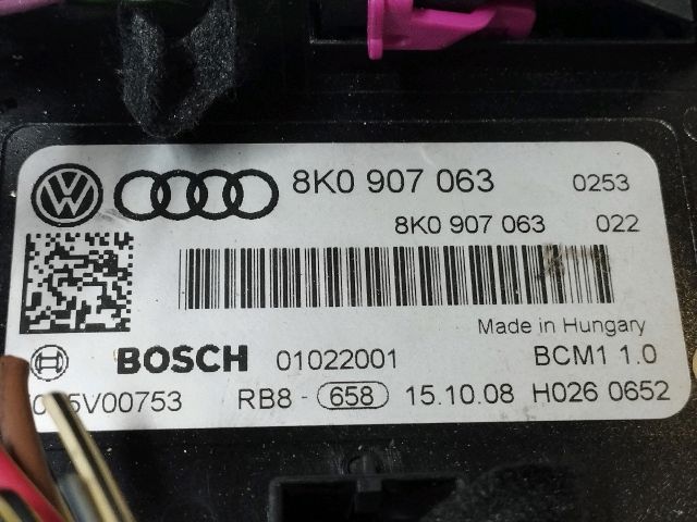 bontott AUDI A4 B8 Komfort Elektronika