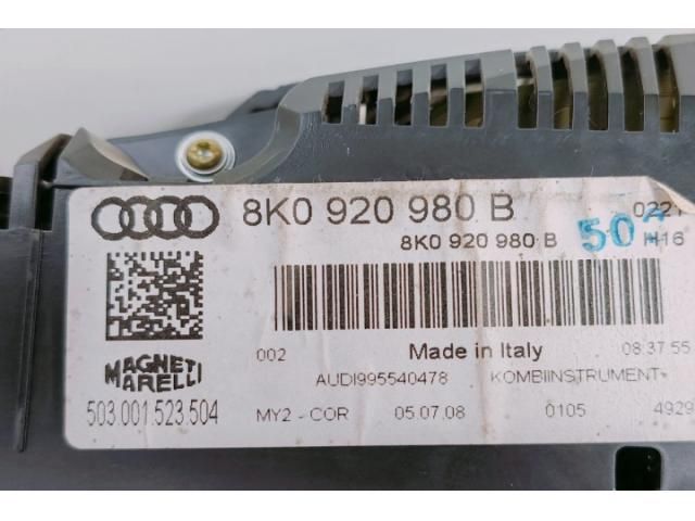 bontott AUDI A4 B8 Kilométeróra