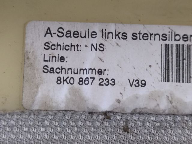 bontott AUDI A4 B8 Bal B Oszlop Burkolat