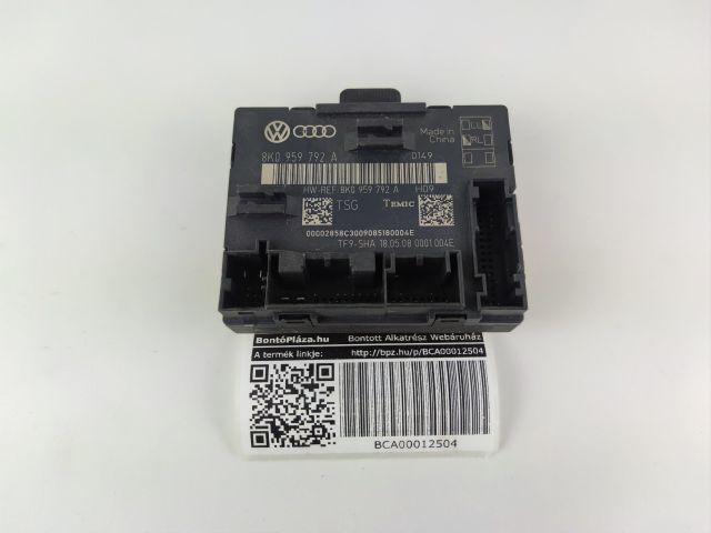 bontott AUDI A4 B8 Bal első Ajtó Vezérlőegység
