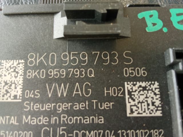 bontott AUDI A4 B8 Bal első Ajtó Vezérlőegység