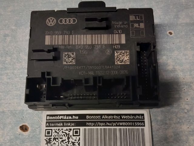 bontott AUDI A4 B8 Bal első Ajtó Vezérlőegység