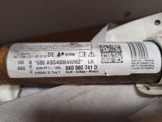 bontott AUDI A4 B8 Bal első Függöny Légzsák