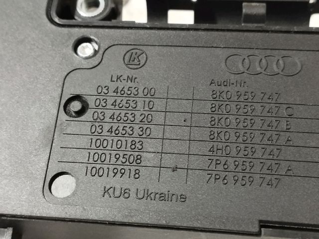 bontott AUDI A4 B8 Bal első Ülésállító Kapcsoló