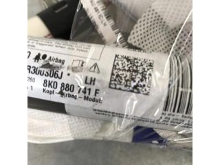 bontott AUDI A4 B8 Bal Fejlégzsák