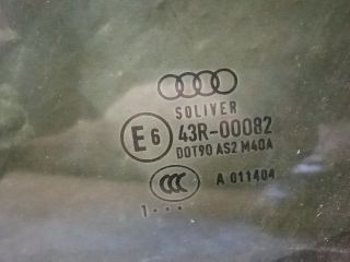 bontott AUDI A4 B8 Bal hátsó Ablak