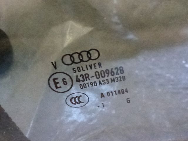 bontott AUDI A4 B8 Bal hátsó Ablak