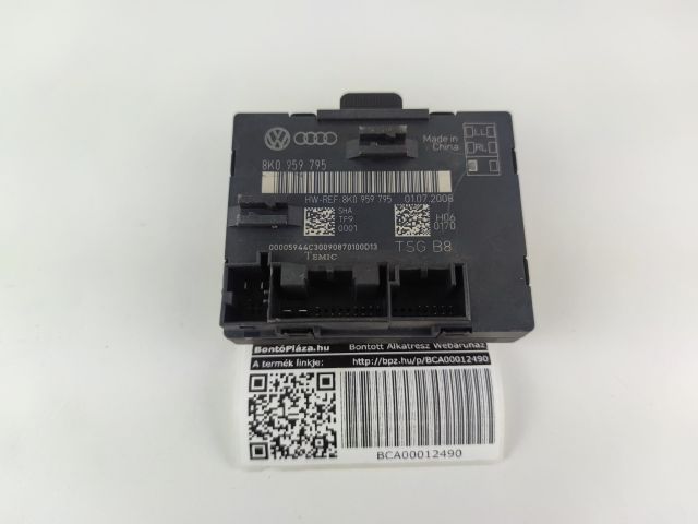 bontott AUDI A4 B8 Bal hátsó Ajtó Vezérlőegység
