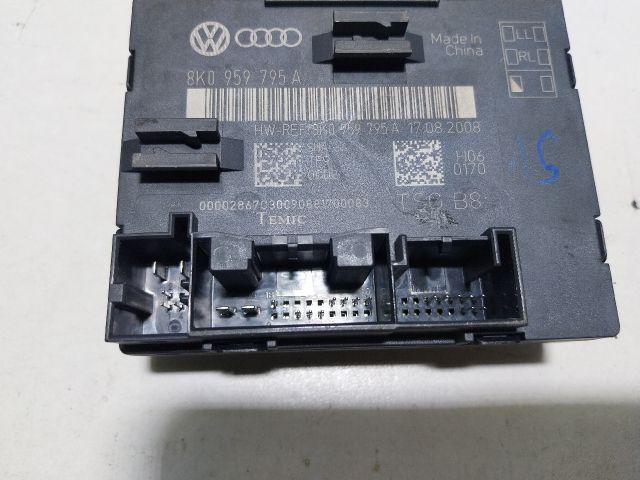 bontott AUDI A4 B8 Bal hátsó Ajtó Vezérlőegység