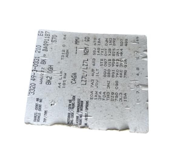 bontott AUDI A4 B8 Bal hátsó Kilincs Bowden