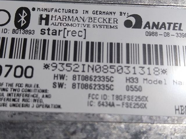 bontott AUDI A4 B8 Bluetooth Elektronika