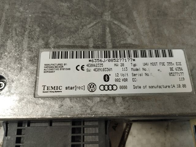 bontott AUDI A4 B8 Bluetooth Elektronika