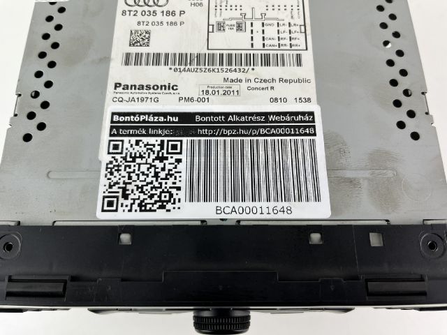 bontott AUDI A4 B8 Elektronika (Magában)