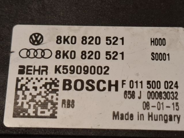 bontott AUDI A4 B8 Előtét Ellenállás Fűtőmotor