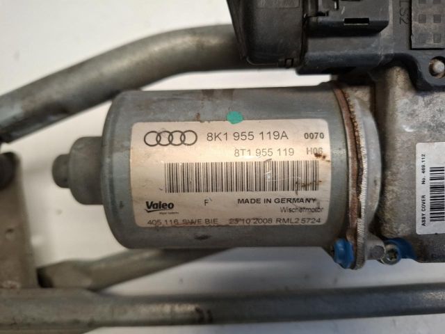 bontott AUDI A4 B8 Első Ablaktörlő Szerkezet Motorral