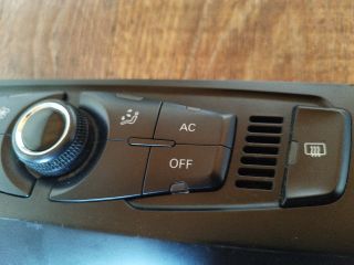 bontott AUDI A4 B8 Fűtéskapcsoló (digit klímás)