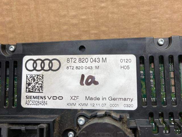 bontott AUDI A4 B8 Fűtéskapcsoló (digit klímás)