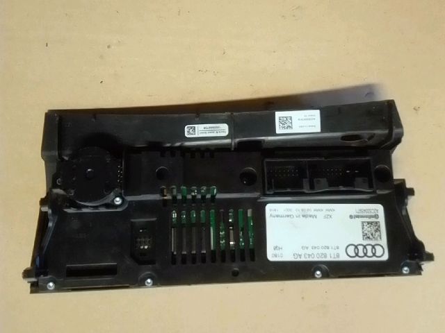 bontott AUDI A4 B8 Fűtéskapcsoló (digit klímás)