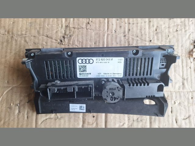 bontott AUDI A4 B8 Fűtéskapcsoló (digit klímás)