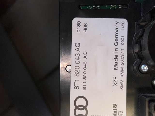 bontott AUDI A4 B8 Fűtéskapcsoló (digit klímás)