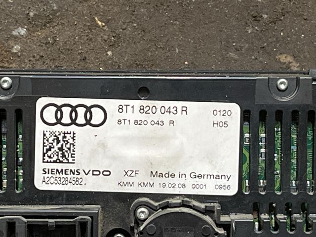 bontott AUDI A4 B8 Fűtéskapcsoló (digit klímás)