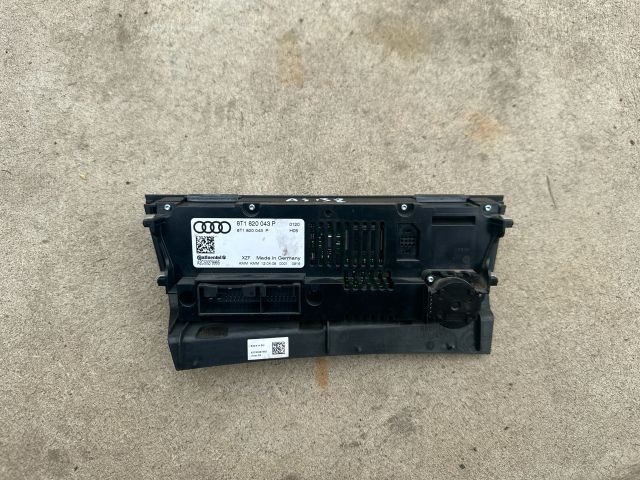bontott AUDI A4 B8 Fűtéskapcsoló (digit klímás)