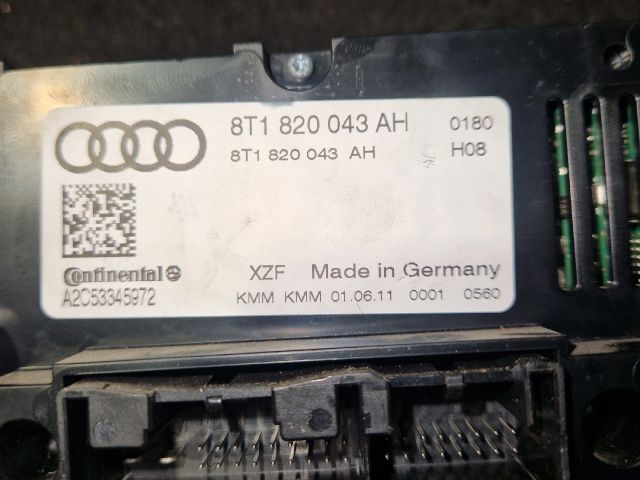 bontott AUDI A4 B8 Fűtéskapcsoló (manuális klímás)