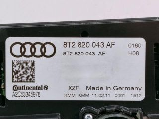 bontott AUDI A4 B8 Fűtéskapcsoló