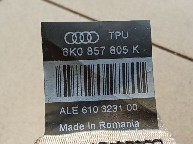 bontott AUDI A4 B8 Hátsó Biztonsági Öv Szett