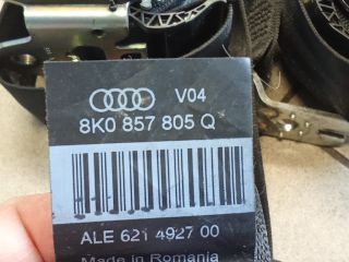bontott AUDI A4 B8 Hátsó Biztonsági Öv Szett