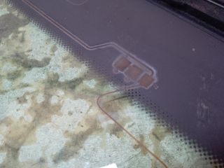 bontott AUDI A4 B8 Jobb C Oszlop Oldalablak Üveg