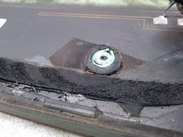 bontott AUDI A4 B8 Jobb C Oszlop Oldalablak Üveg