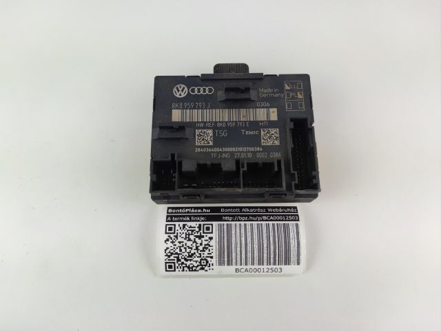 bontott AUDI A4 B8 Jobb első Ajtó Vezérlőegység