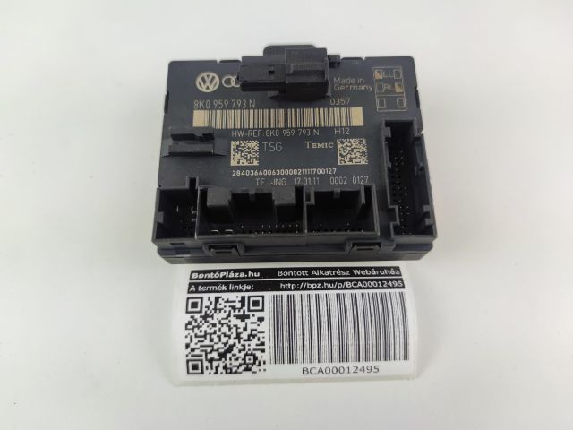 bontott AUDI A4 B8 Jobb első Ajtó Vezérlőegység