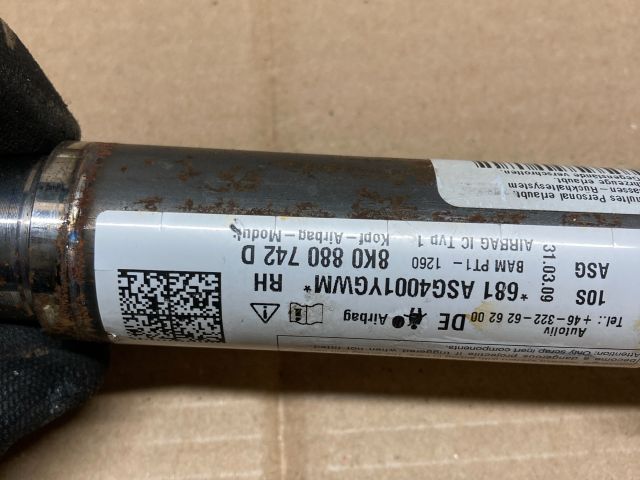 bontott AUDI A4 B8 Jobb első Függöny Légzsák